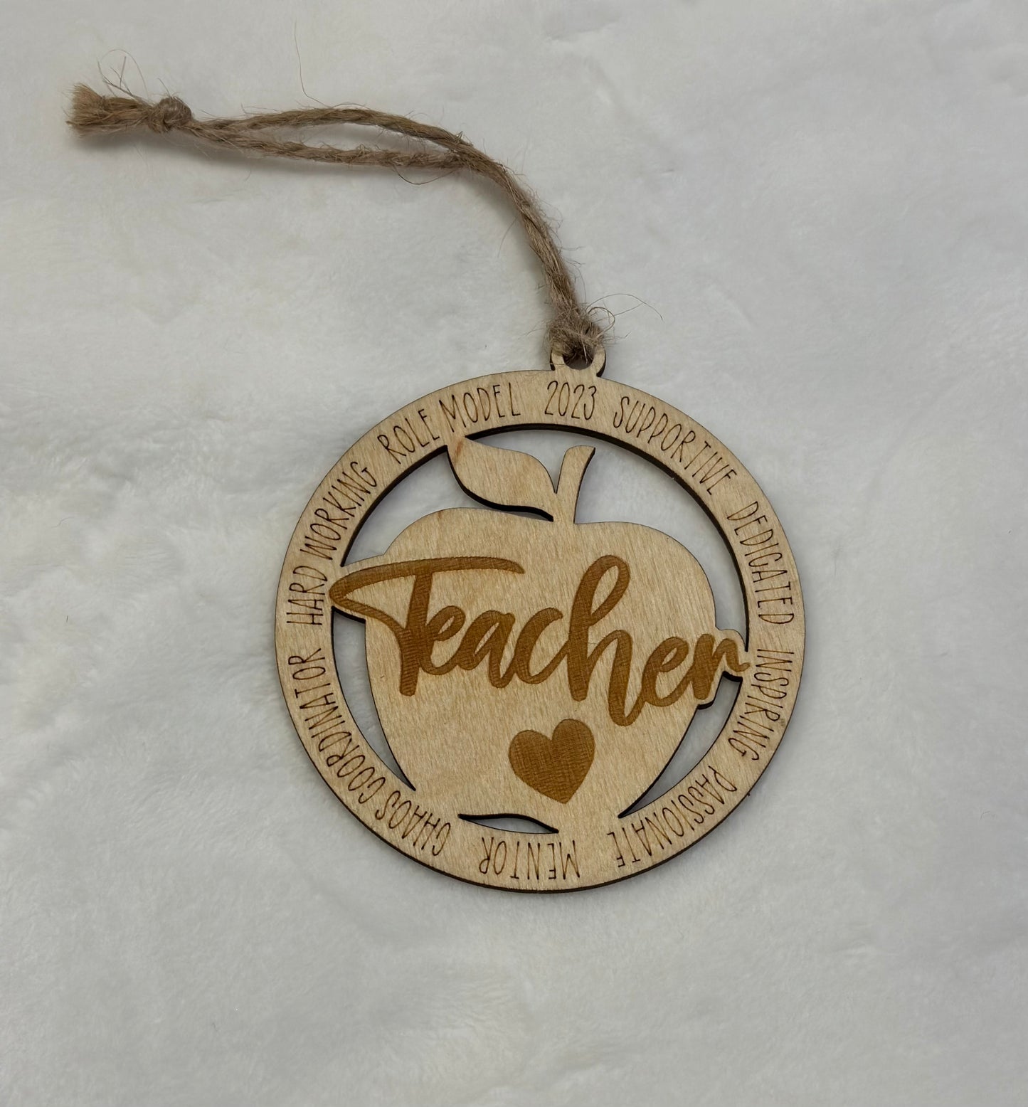 2023 Teacher Ornament: A Role Model of Dedication and Inspiration!