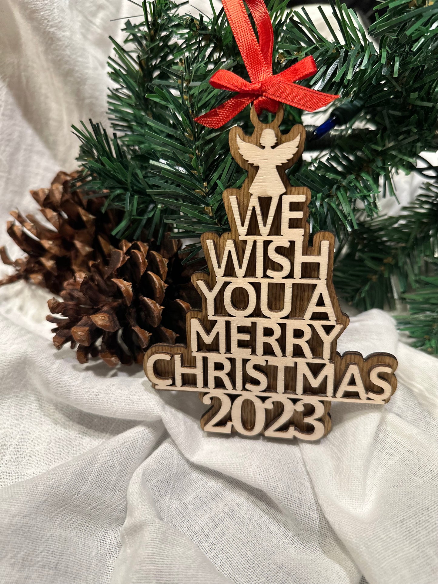 We Wish You A Merry Christmas Ornament