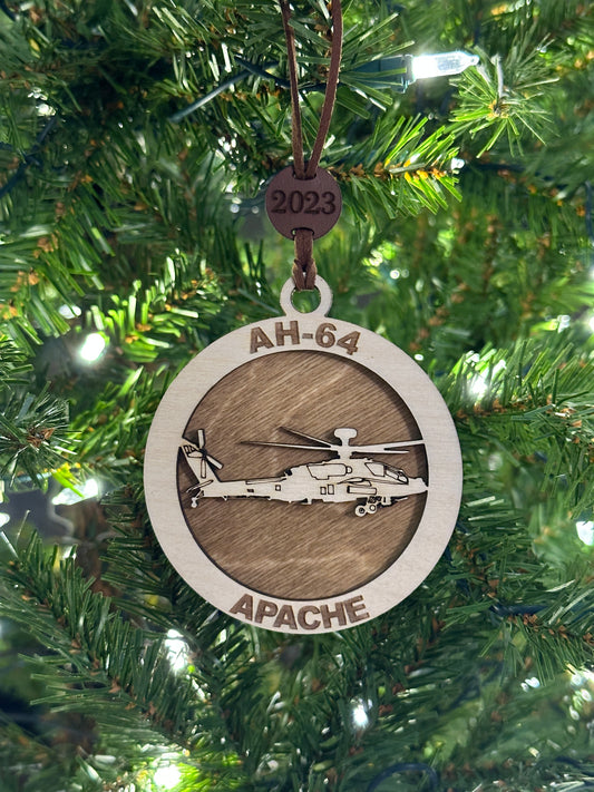 AH-64 Apache Ornament